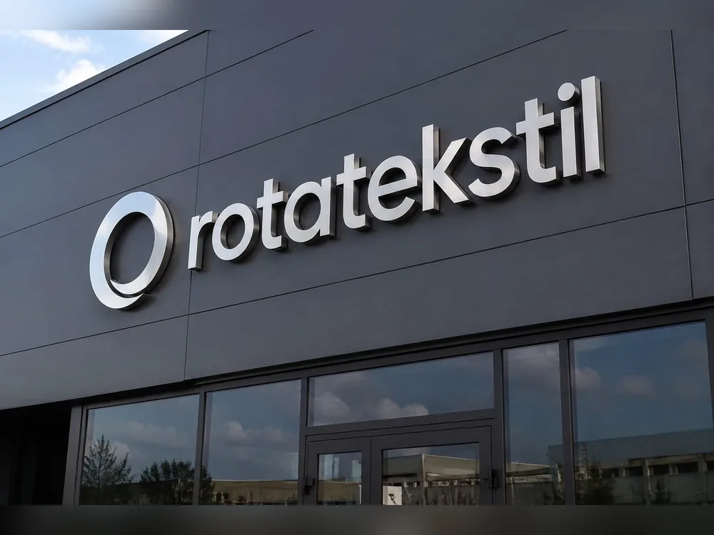 Rota Tekstil paslanmaz kutu harf cephe tabelası - Fabrika Reklam